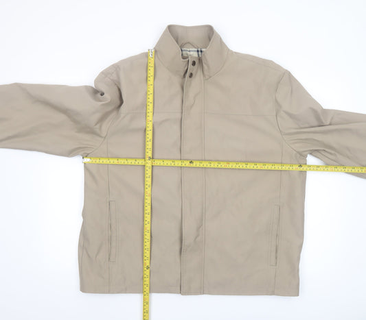 Mens UK Size XL Hutson Harbour Beige Basic Jacket