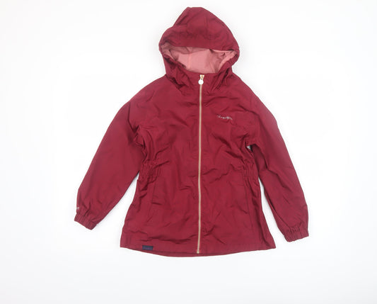 Girls UK Size 7-8 Years Regatta Red Rain Coat