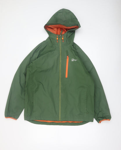 Boys UK Size 15-16 Years Hi Gear Green Rain Coat