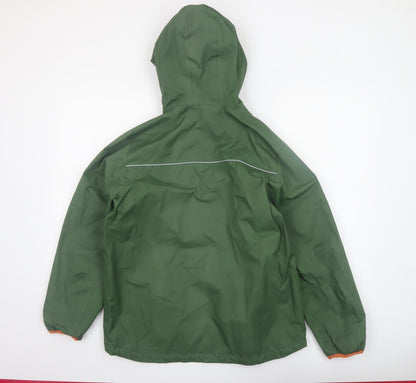 Boys UK Size 15-16 Years Hi Gear Green Rain Coat