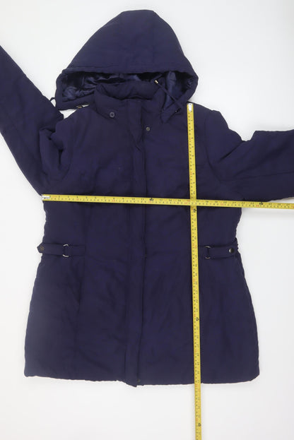 Womens UK Size 20 BHS Blue Parka Coat