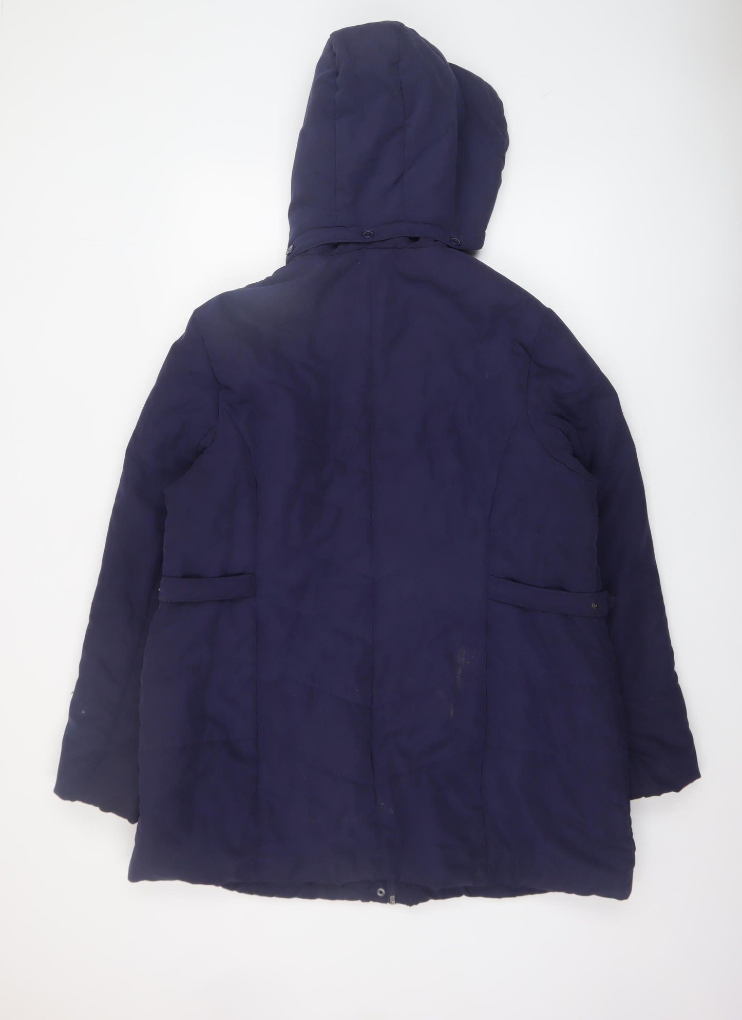 Womens UK Size 20 BHS Blue Parka Coat