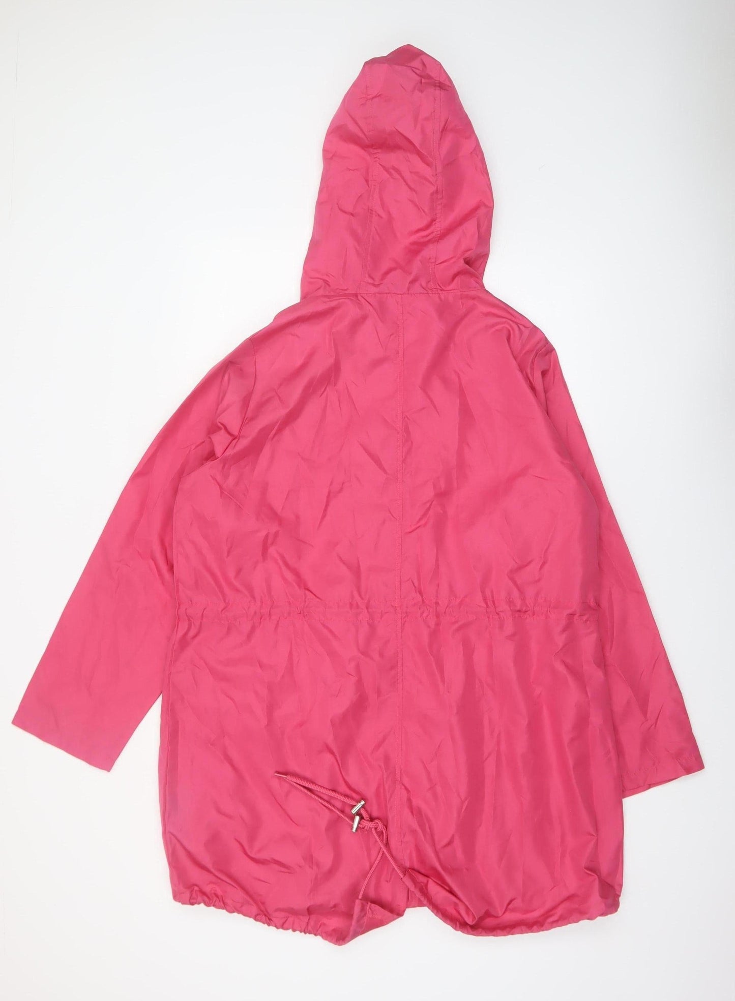 Womens UK Size 16 Yours Clothing Pink Anorak Coat