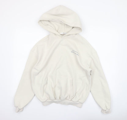 Womens UK Size 2XS SOUTH.ST Beige Pullover Hoodie