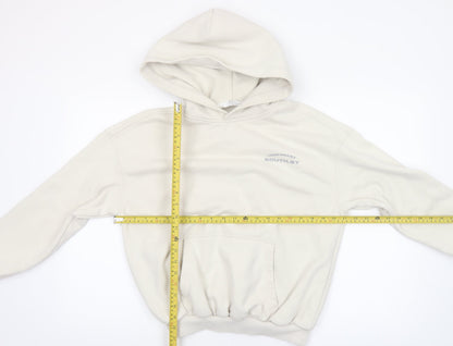 Womens UK Size 2XS SOUTH.ST Beige Pullover Hoodie