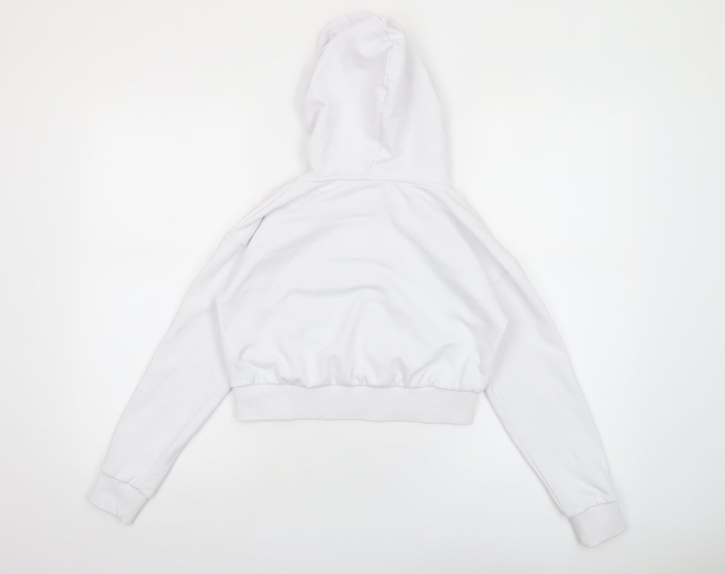 Girls UK Size 13-14 Years Cool Club White Pullover Hoodie