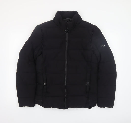 Womens UK Size L XiYuLangWang Black Puffer Jacket