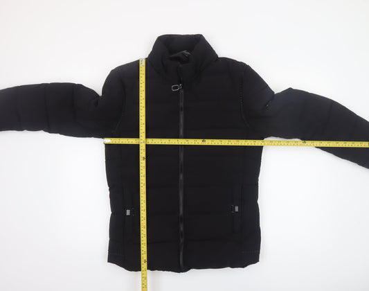 Womens UK Size L XiYuLangWang Black Puffer Jacket