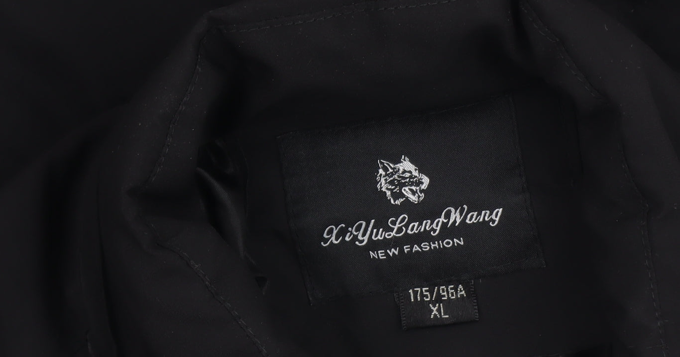 Womens UK Size L XiYuLangWang Black Puffer Jacket