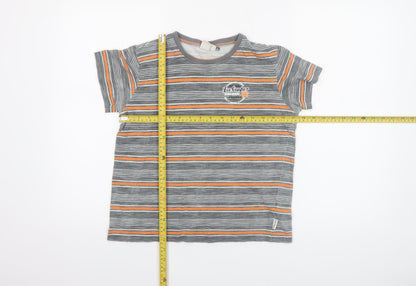 Boys UK Size 9-10 Years Lee Cooper Grey Basic T-Shirt