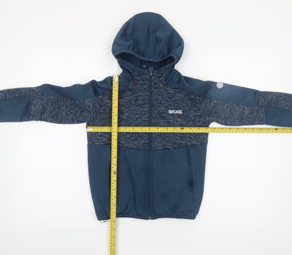 Boys UK Size 9-10 Years Regatta Blue Full Zip Hoodie