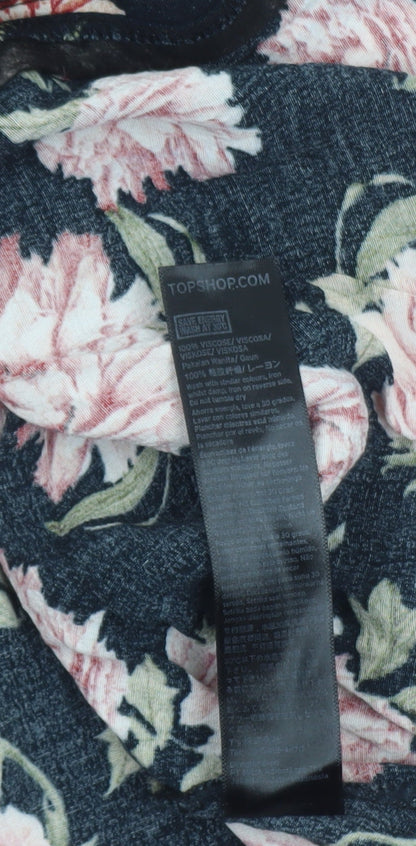 Womens UK Size 8 Topshop Fit & Flare Dress