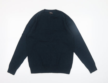 Mens UK Size M NEXT Blue Pullover Jumper