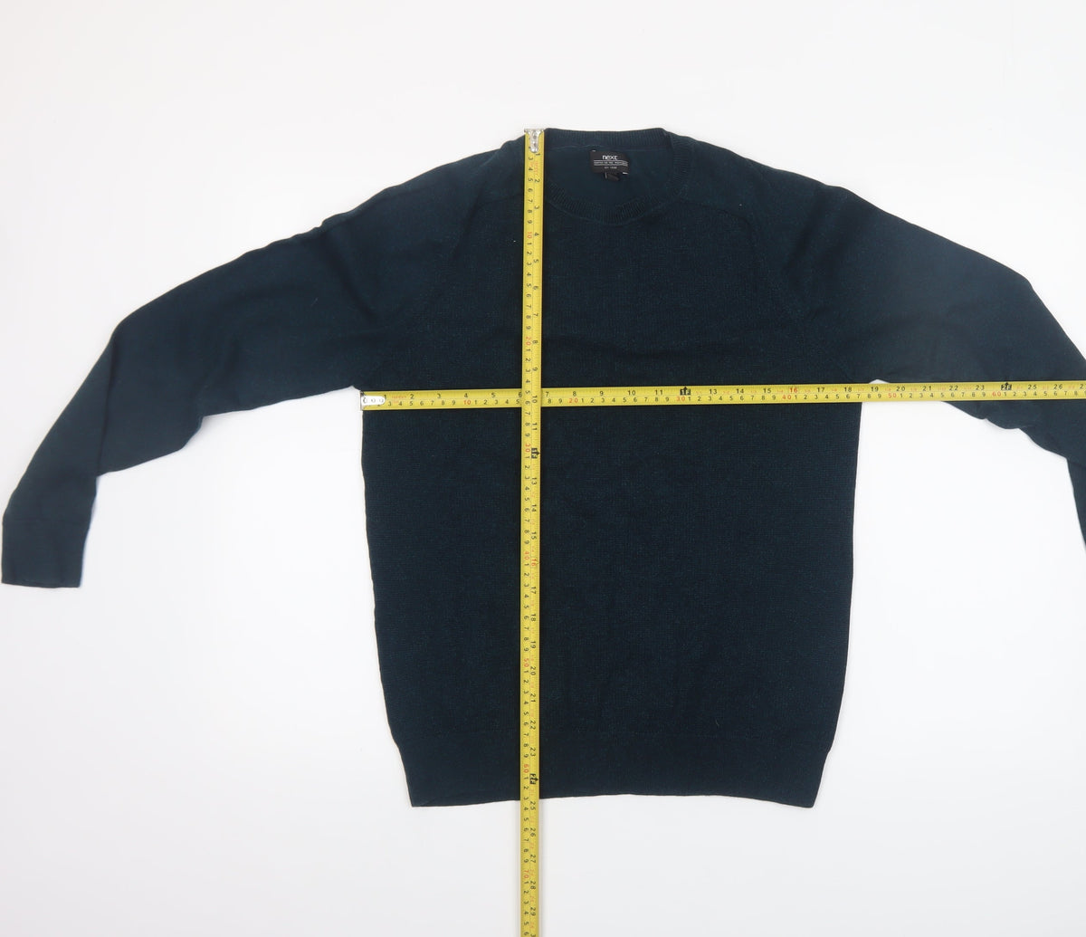 Mens UK Size M NEXT Blue Pullover Jumper