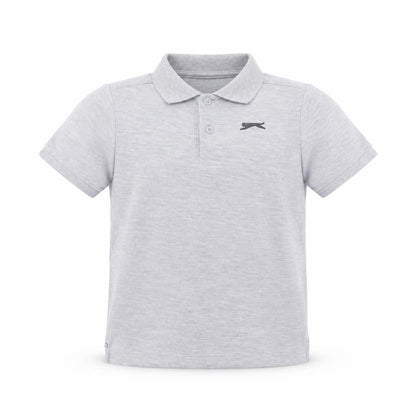 Boys UK Size 9-10 Years Slazenger Grey Basic Polo