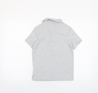 Boys UK Size 9-10 Years Slazenger Grey Basic Polo