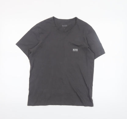 Mens UK Size S HUGO BOSS Black  T-Shirt