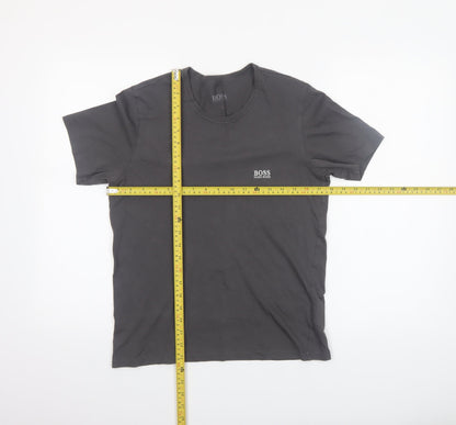 Mens UK Size S HUGO BOSS Black  T-Shirt