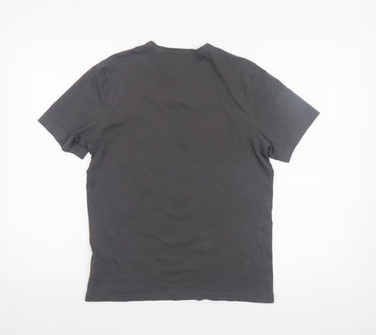 Mens UK Size S HUGO BOSS Black  T-Shirt