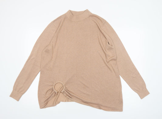 Womens UK Size 16 River Island Beige Pullover Jumper