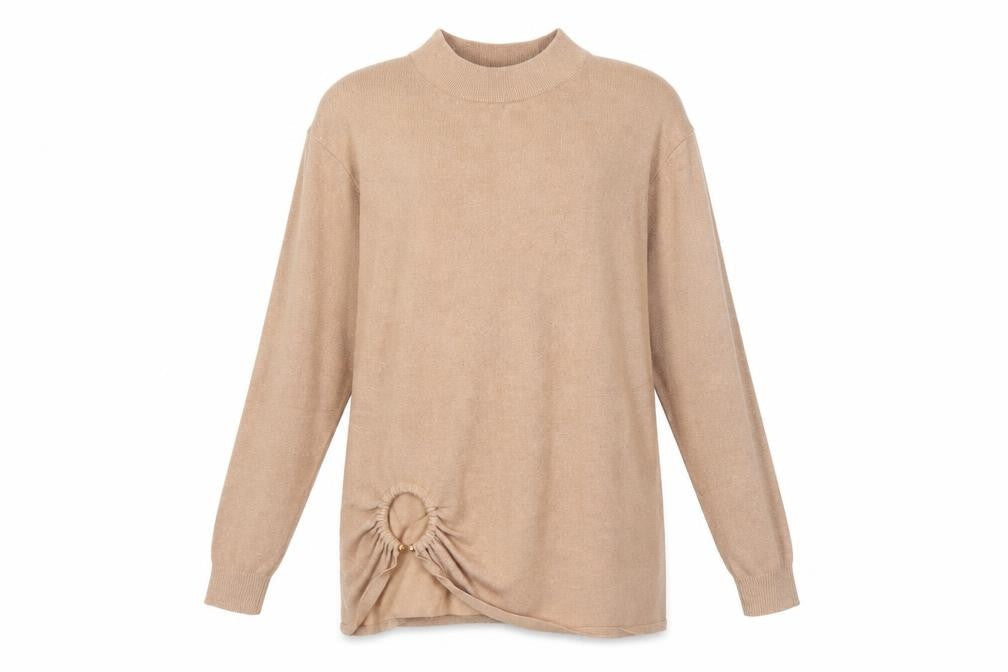 Womens UK Size 16 River Island Beige Pullover Jumper