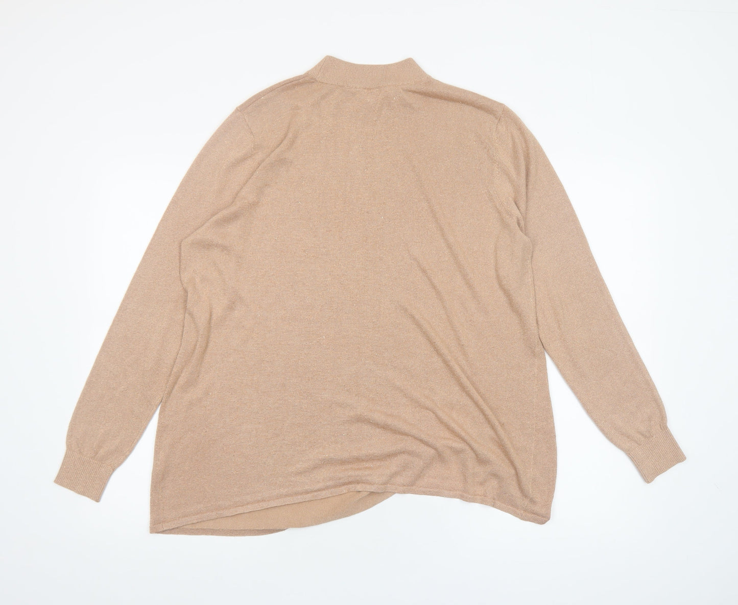 Womens UK Size 16 River Island Beige Pullover Jumper