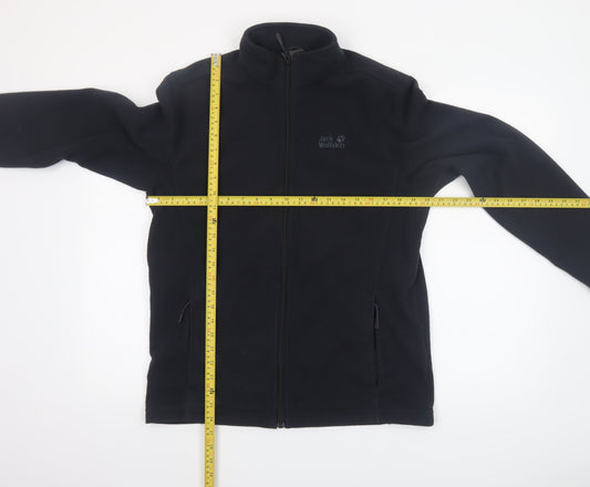 Mens UK Size S Jack Wolfskin Black Basic Jacket