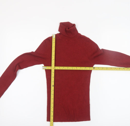 Womens UK Size 6 Miss Selfridge Red Pullover Jumper