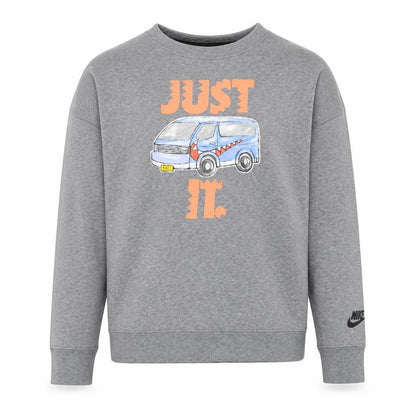 Womens UK Size 16 Nike Grey Pullover Sweatshirt