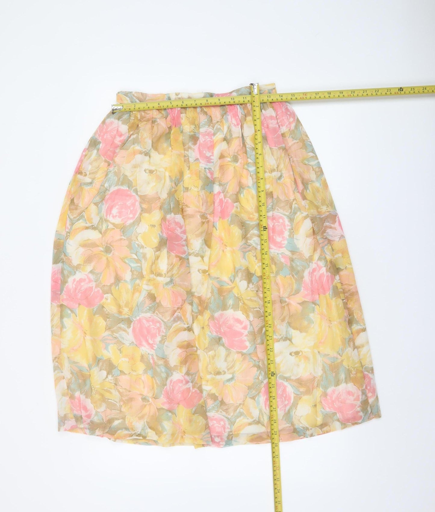 Womens UK Size 14 Carmelle A-Line Chiffon Skirt