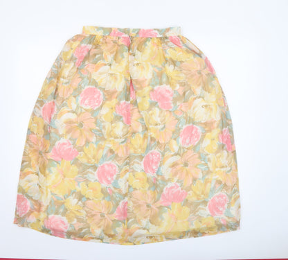Womens UK Size 14 Carmelle A-Line Chiffon Skirt
