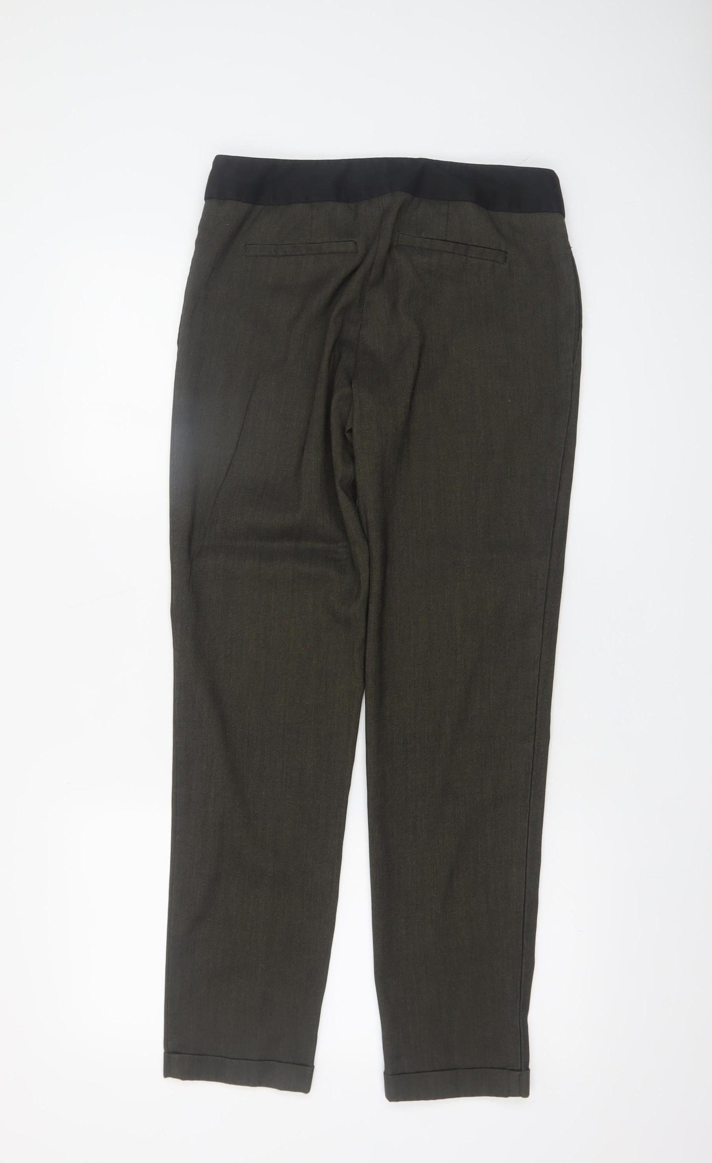 Womens UK Size 10 NEXT Slim Fit Dress Pants Brown Trousers