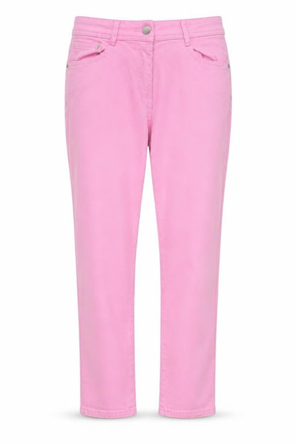 Womens UK Size 10 NEXT Slim Fit Straight Pink Jeans