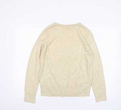 Womens UK Size 12 Debenhams Beige Pullover Jumper