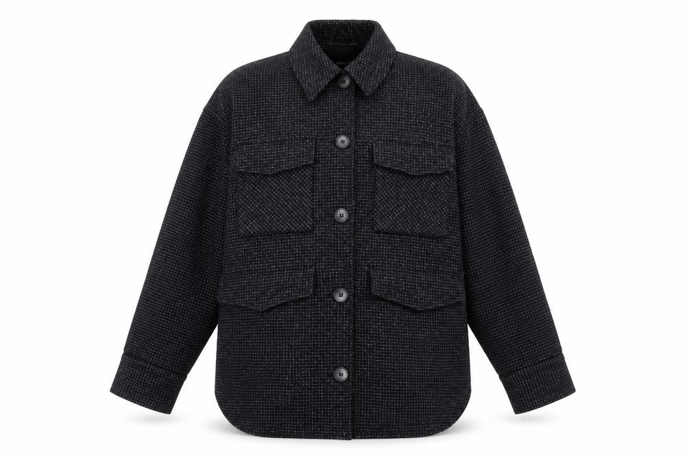 Womens UK Size 10 Monki Black Basic Jacket