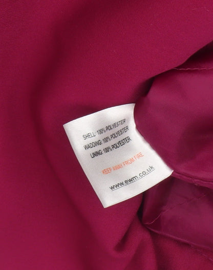 Womens UK Size 10 EWM Pure Classics Pink Parka Coat