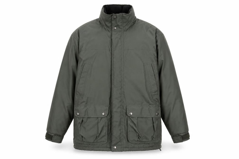 Mens UK Size M Champion Green Parka Coat
