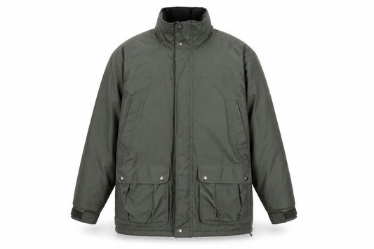 Mens UK Size M Champion Green Parka Coat