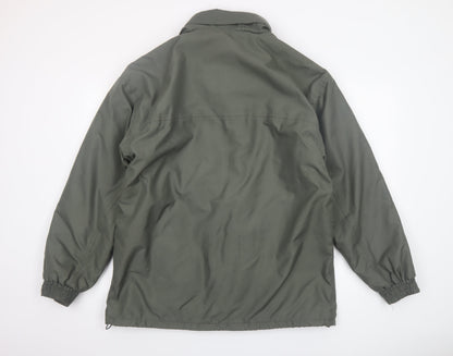 Mens UK Size M Champion Green Parka Coat
