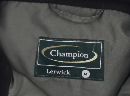 Mens UK Size M Champion Green Parka Coat