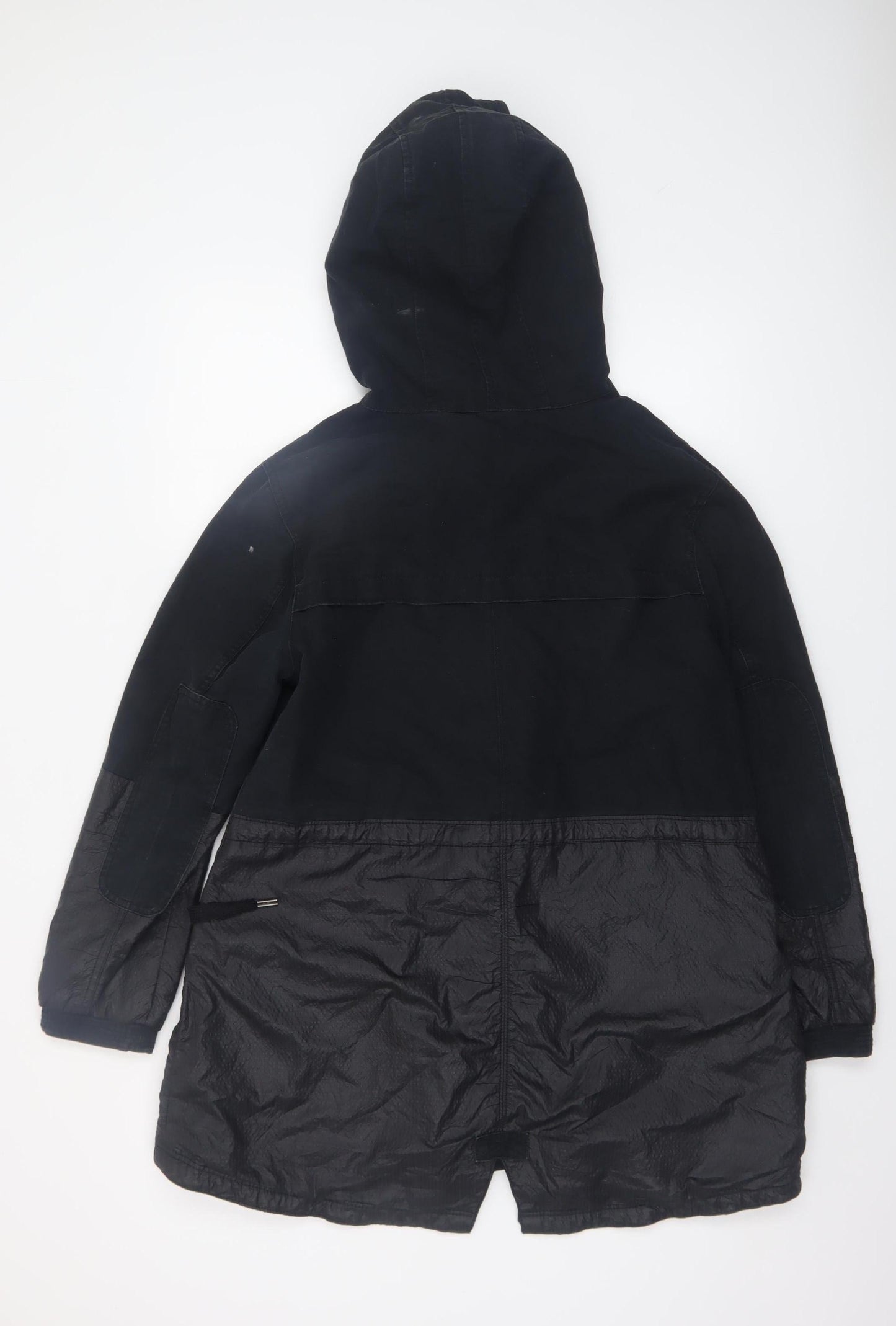Womens UK Size 14 adidas Black Parka Coat