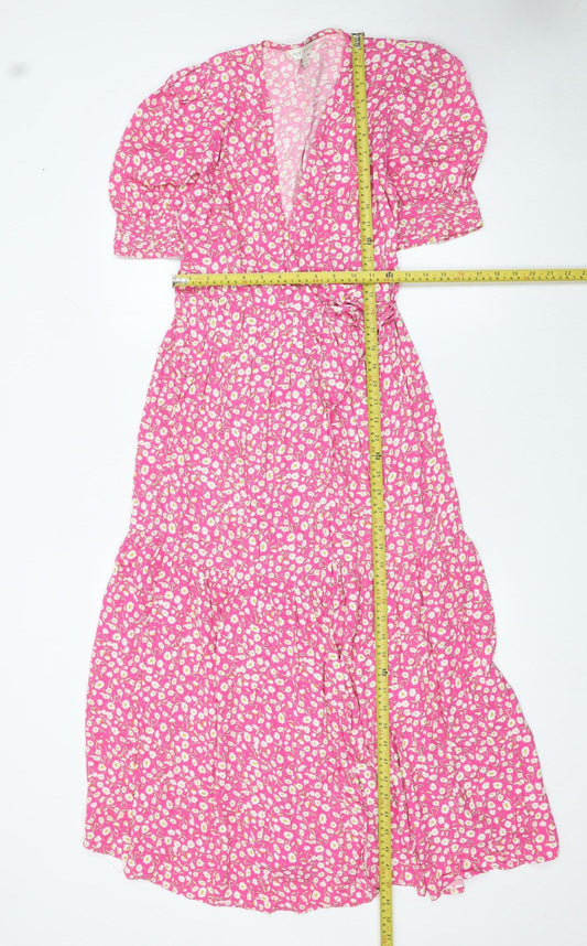 Womens UK Size 6 Marks and Spencer Wrap Dress