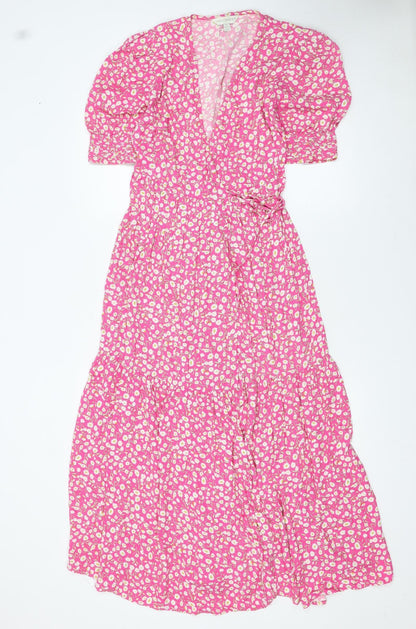 Womens UK Size 6 Marks and Spencer Wrap Dress