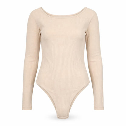 Womens UK Size 6 Miss Selfridge One-Piece Beige Bodysuit