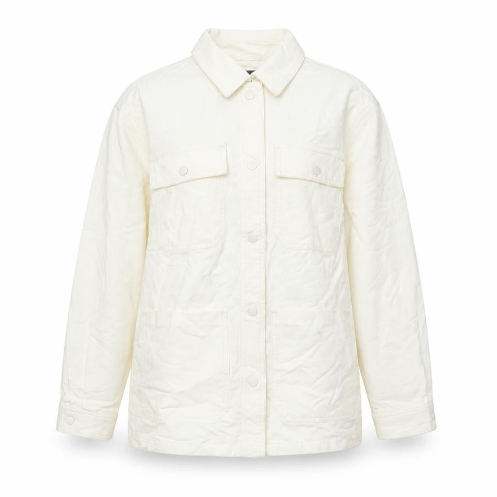 Womens UK Size S Primark Ivory Basic Button-Up