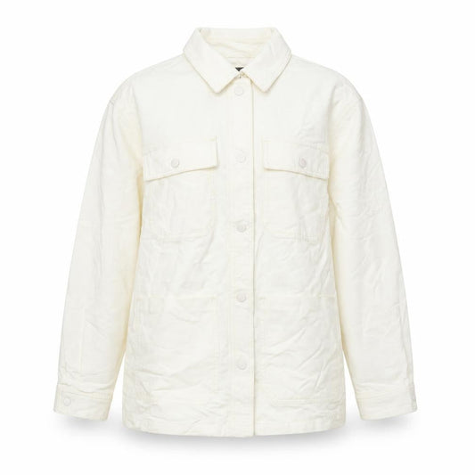 Womens UK Size S Primark Ivory Basic Button-Up