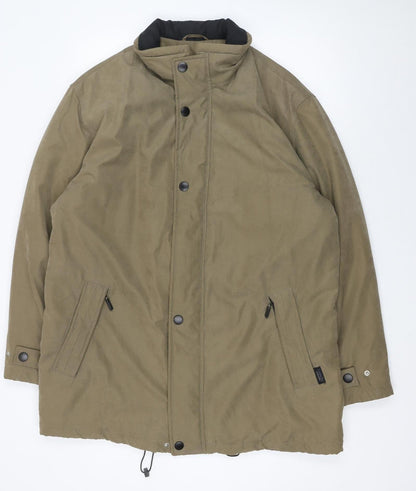 Mens UK Size 44 Bush Brown Parka Coat