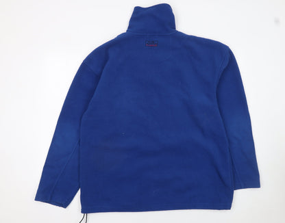 Mens UK Size L Active Blue Pullover Sweatshirt