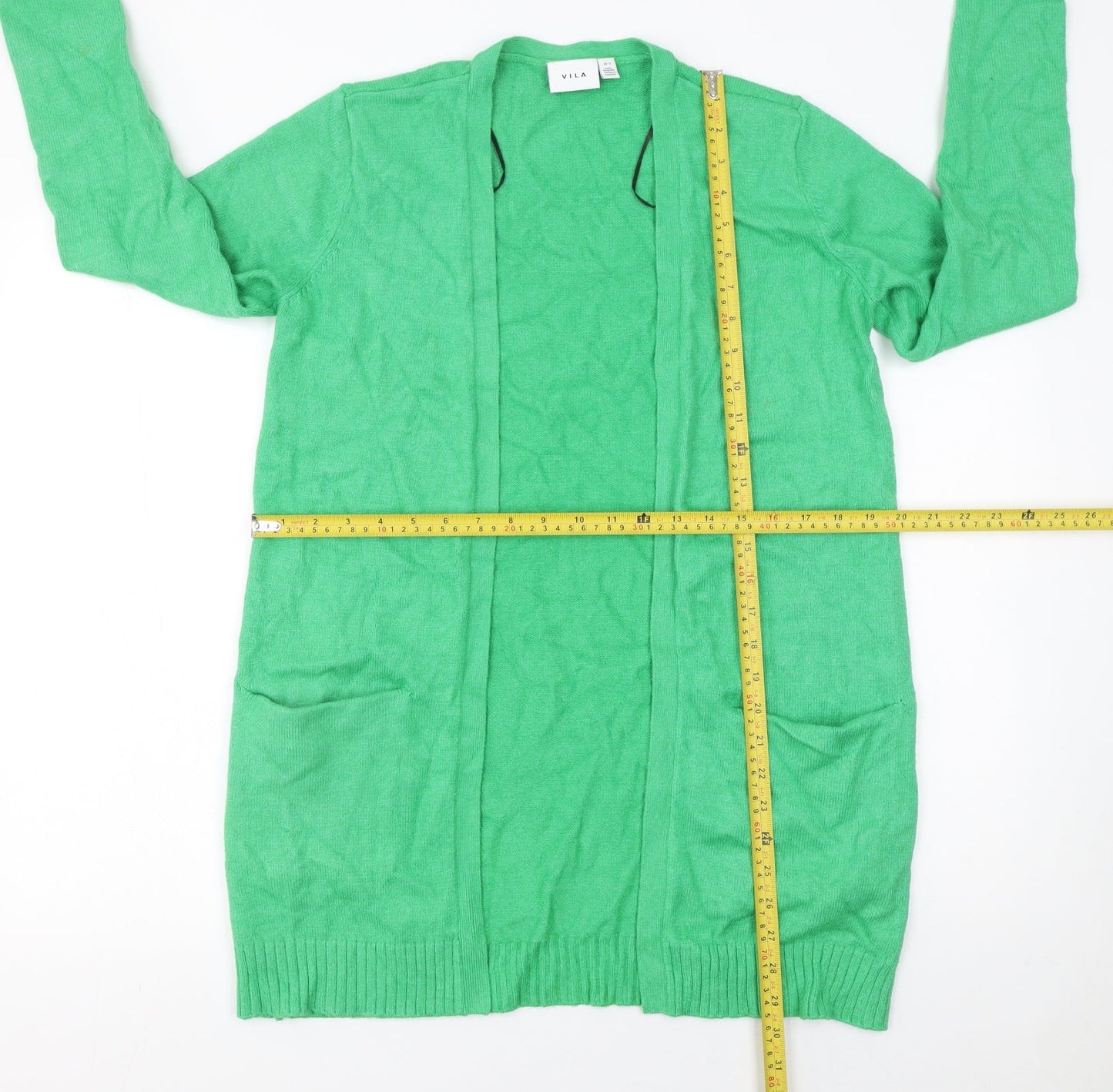 Womens UK Size S VILA Green Cardigan Jumper