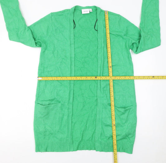Womens UK Size S VILA Green Cardigan Jumper